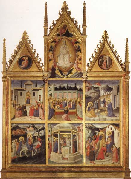 Mariotto Di Cristofano Stories from the Lives of Christ and the Virgin Sweden oil painting art